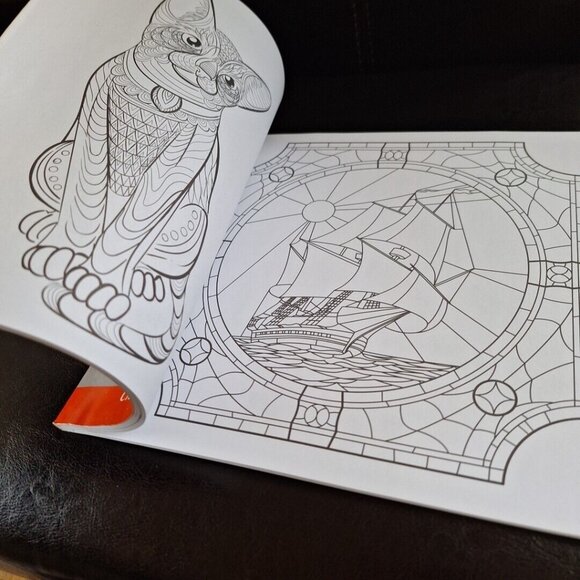 The Colours of Treasures and Trinkets Adult Coloring Book NEW - Picture 7 of 14